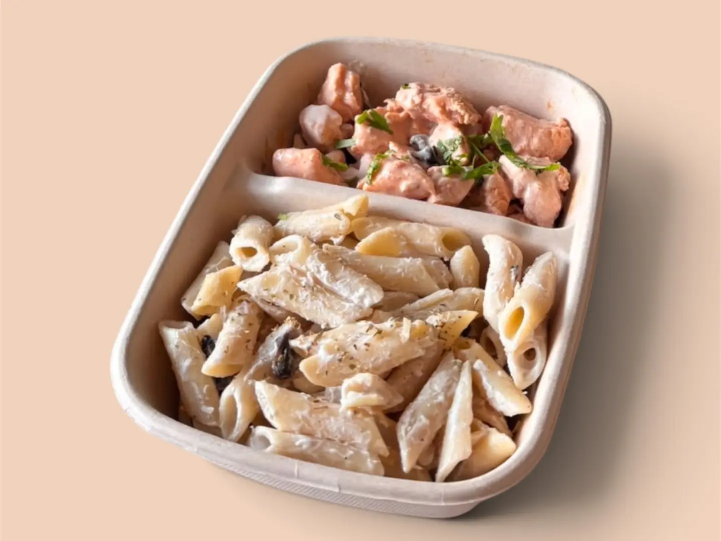 Penne Pasta With Mushroom Chicken