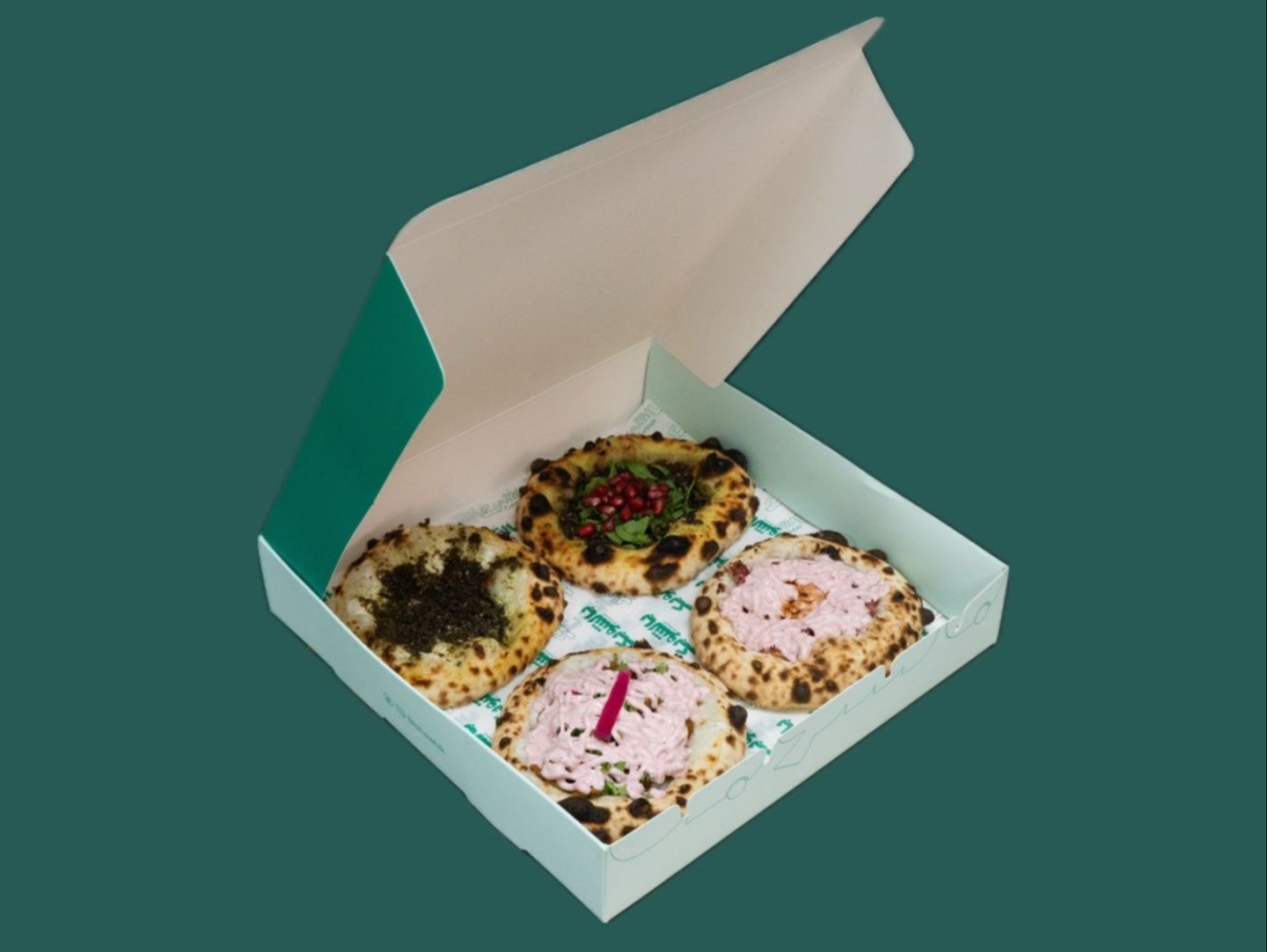 Mini Pizza Box Of 4