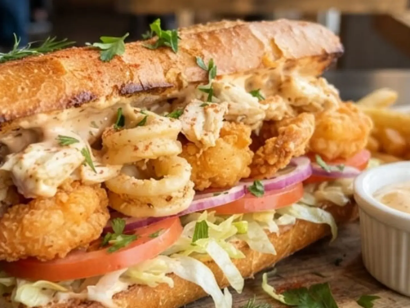 Mixed Grilled Shrimp And Calamari