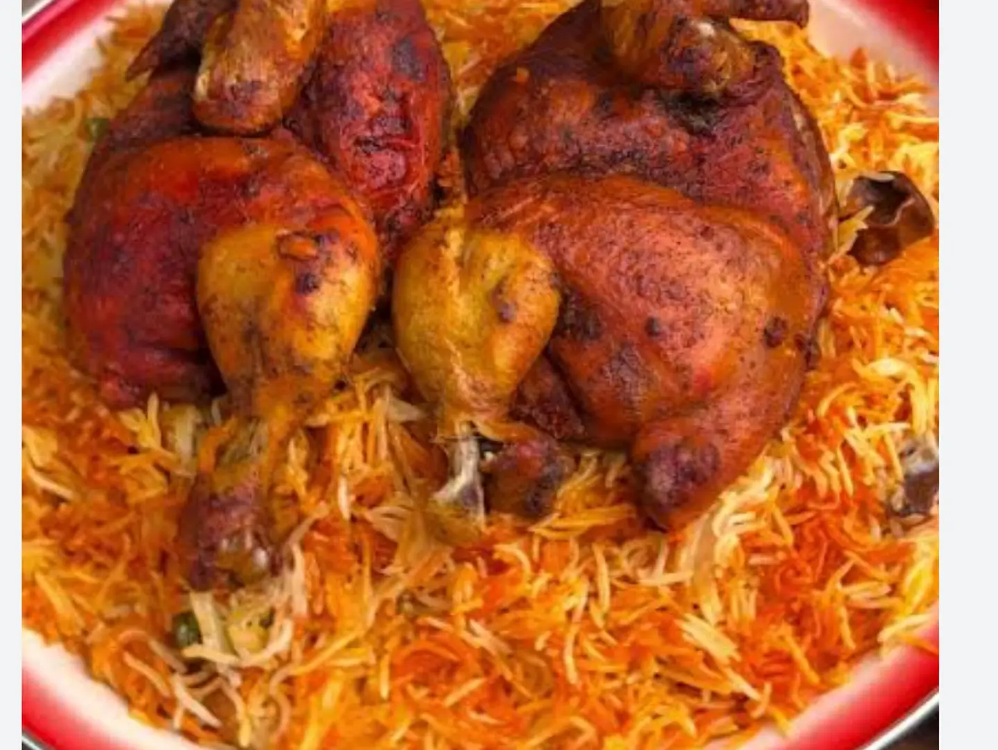Charcoal Grilled Chicken With Peshawari Rice