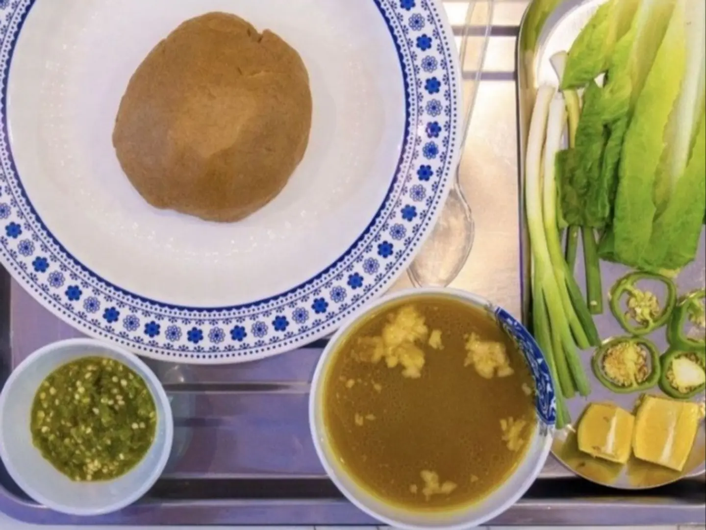 Aseeda With Broth