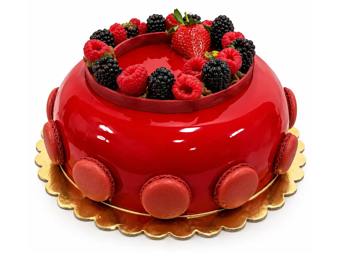 Large Berry Glam Cake