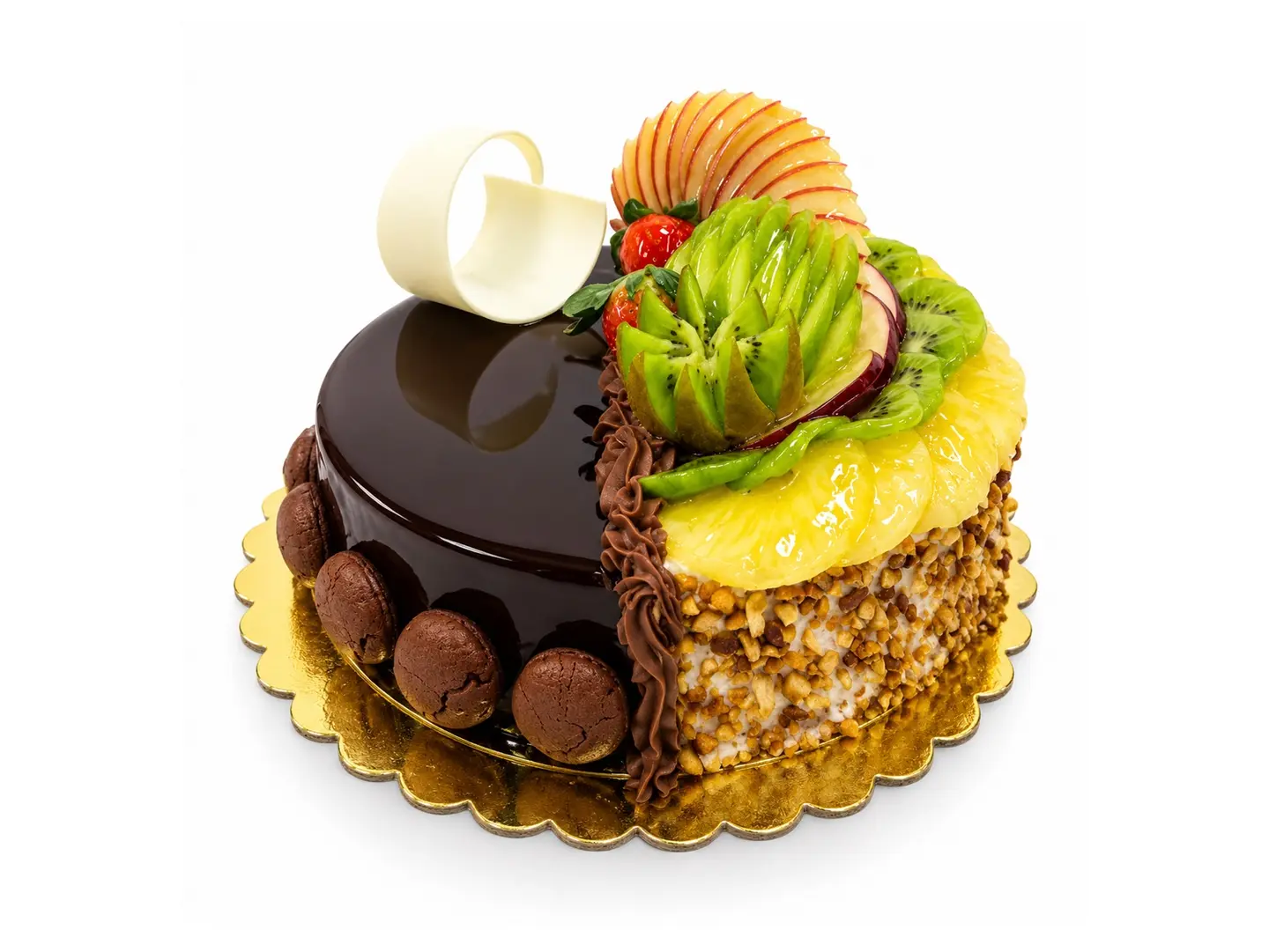 Chocolate And Fruit Cake