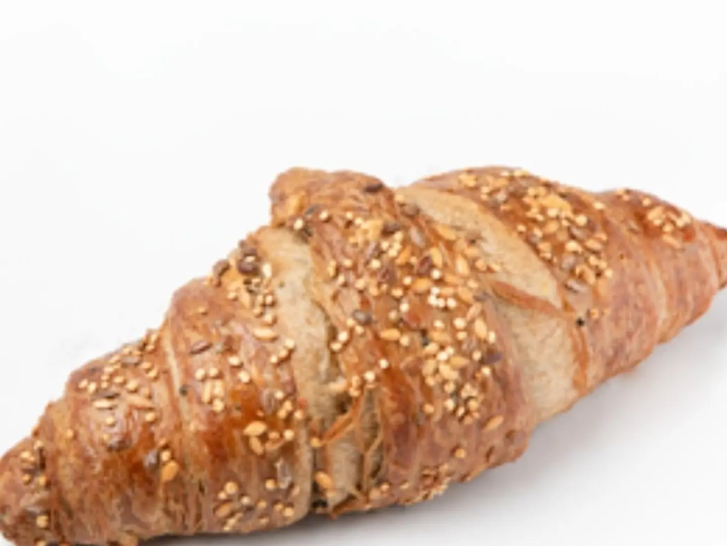White Cheese And Olive Croissant
