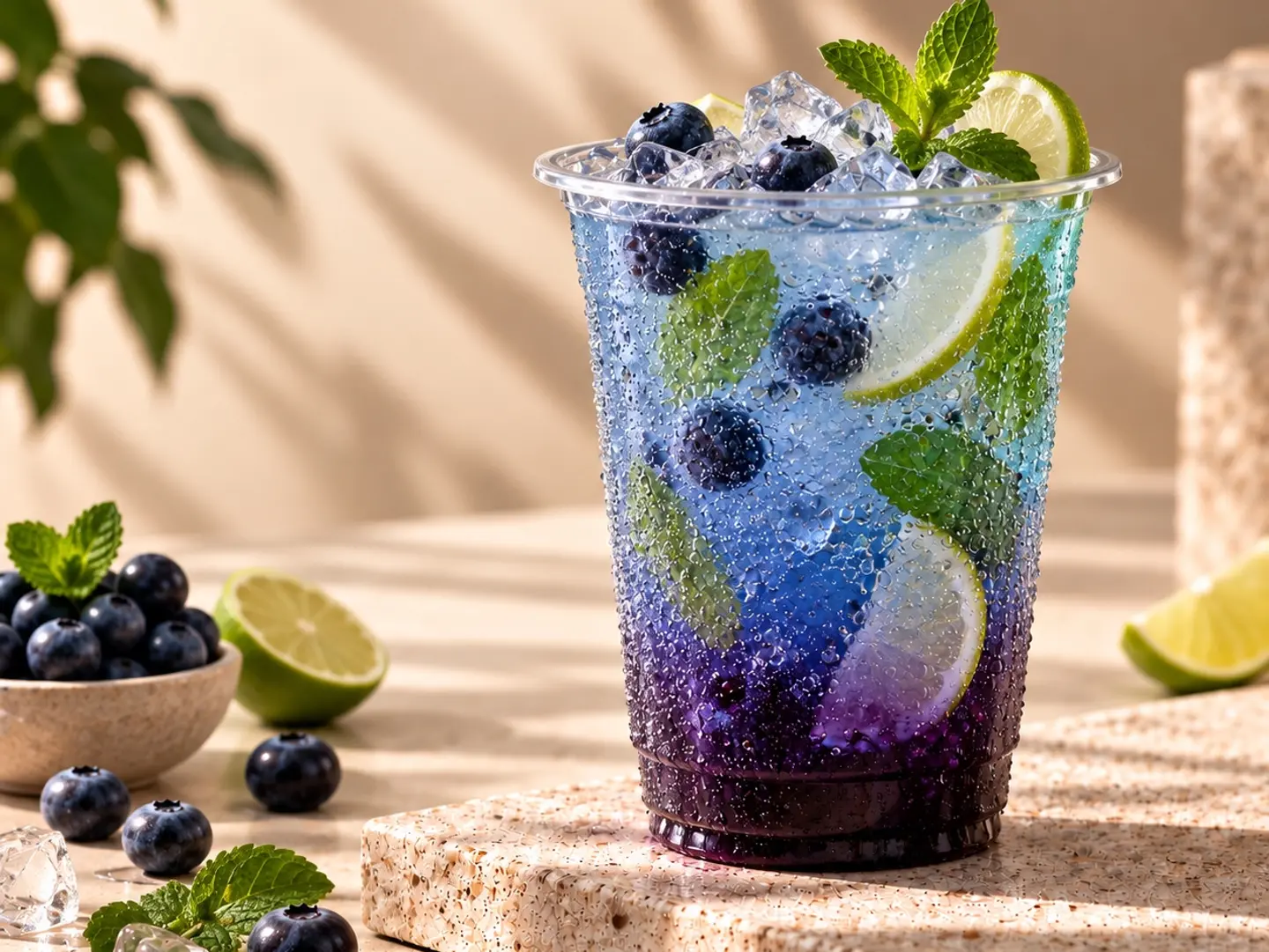 7 Up Blueberry Mojito