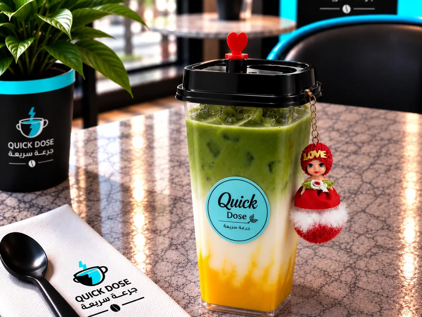 Matcha Mango With Gaft