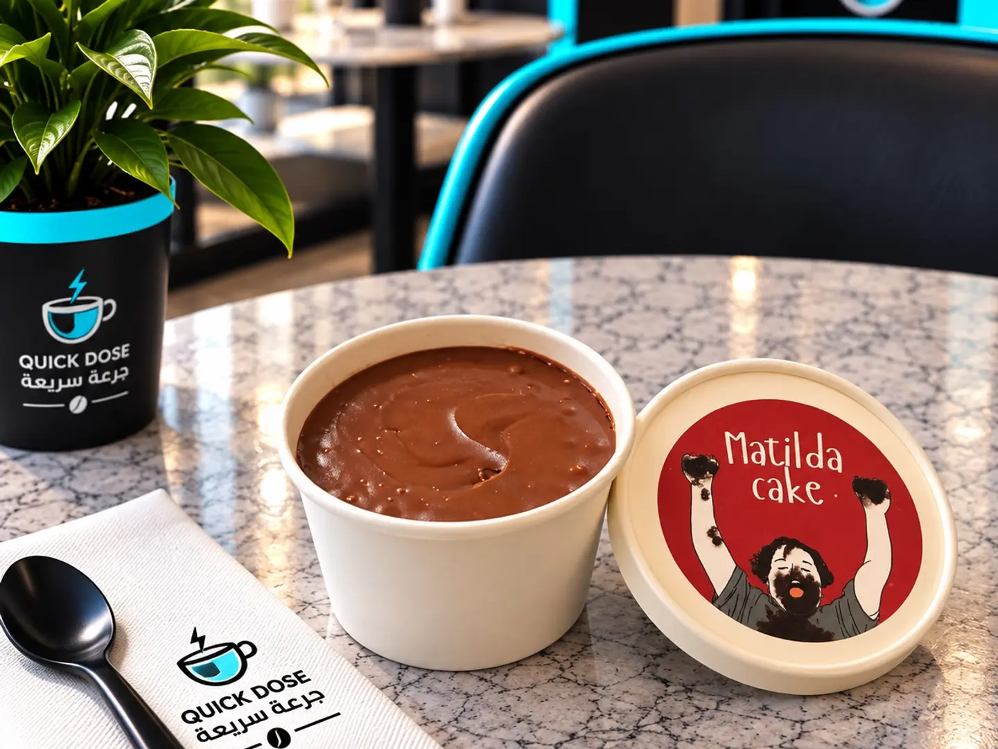 Matilda Chocolate Cake With Teddy Bear Gift