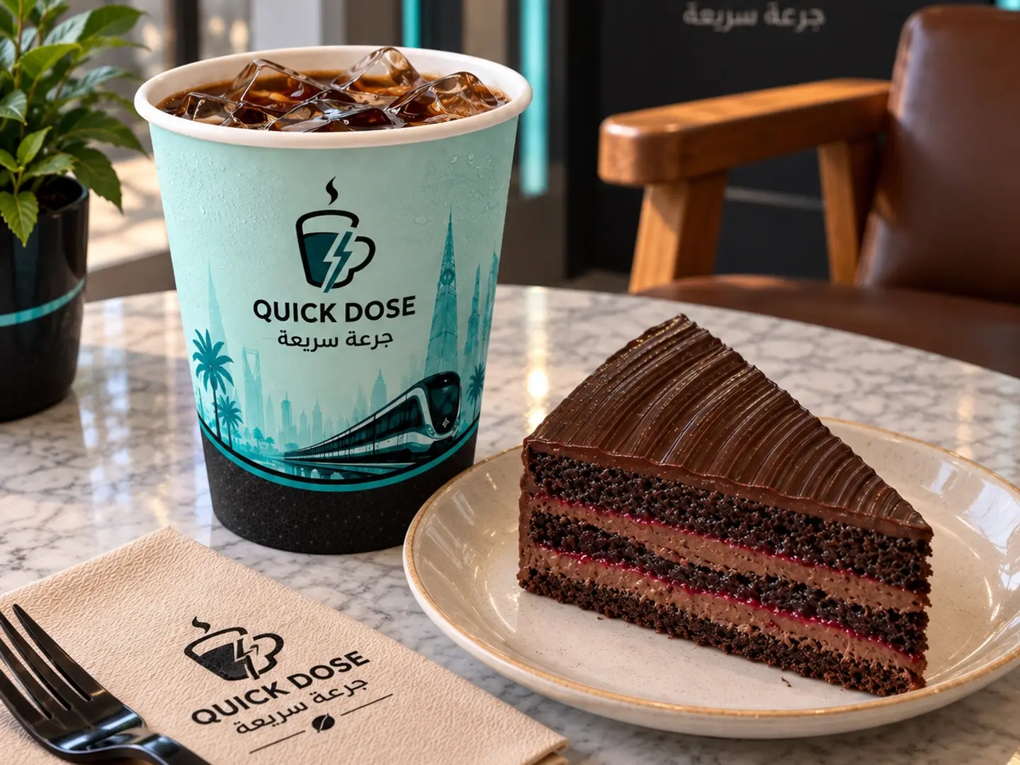 Today's Coffee With A Dessert Of Your Choice