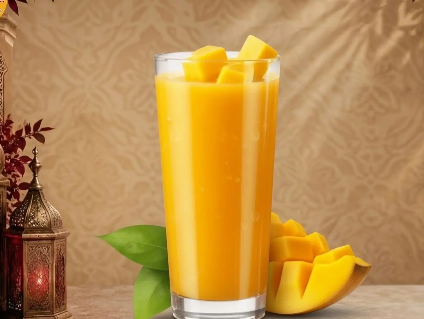 Fresh Mango Juice With Chunks