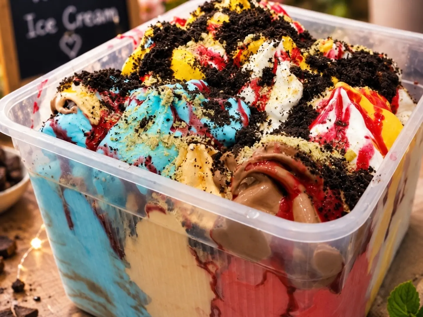 3 Liter Ice Cream With 30 Plan Biscuits Special Offer
