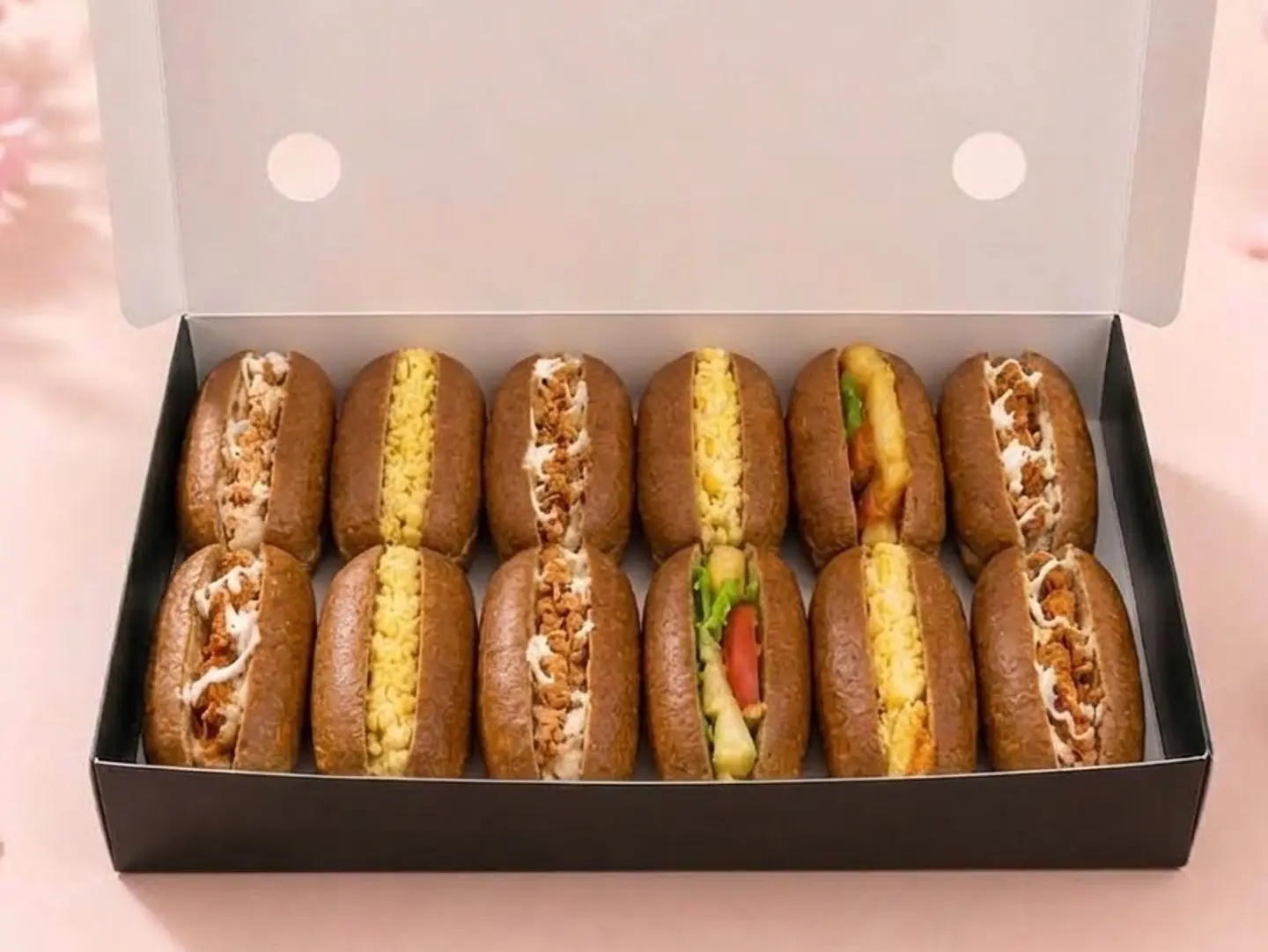 Mini Sandwich Box, 14 Pieces, Made With Whole Grains, Without White Flour