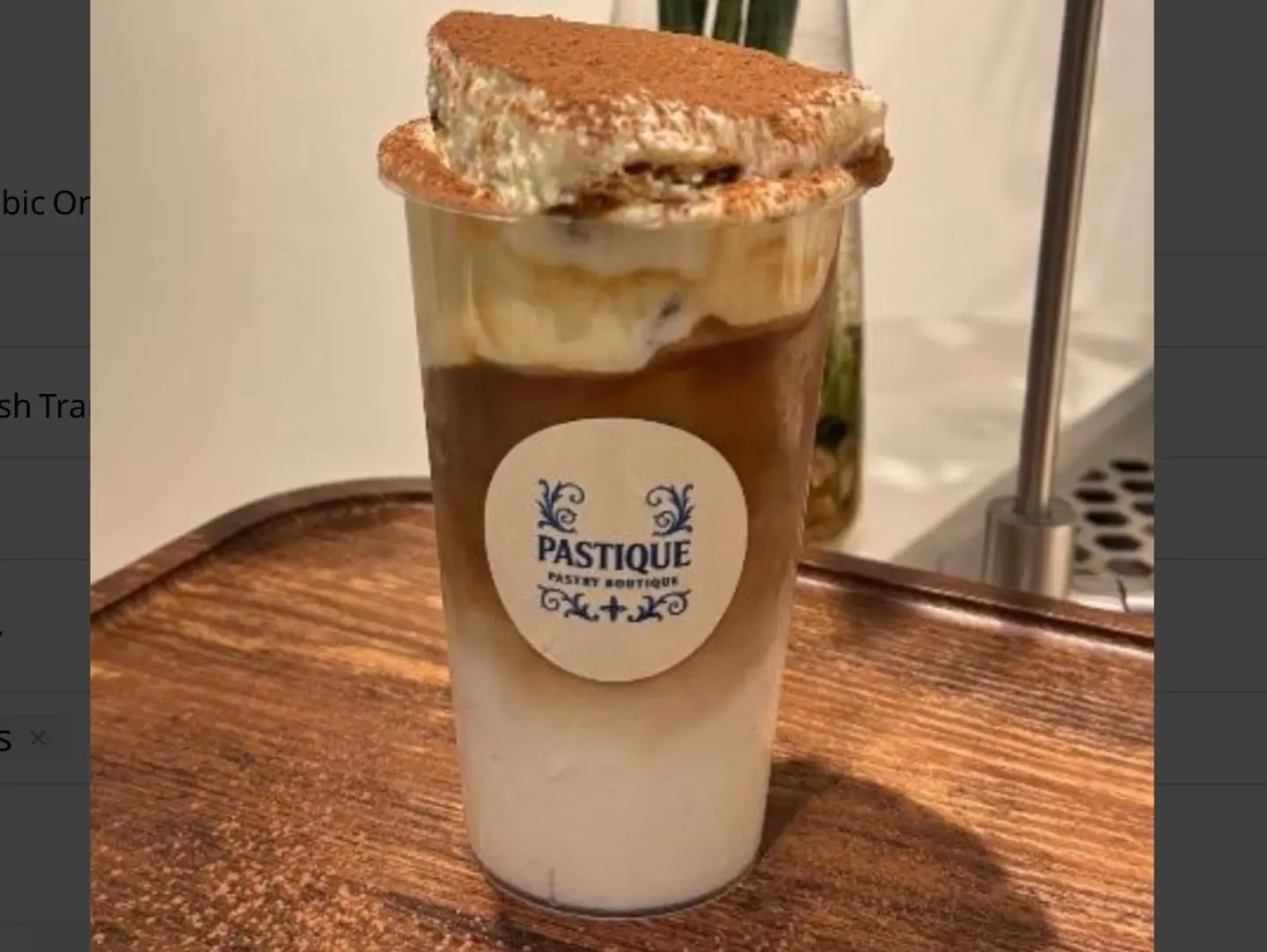 Tiramisu Latte