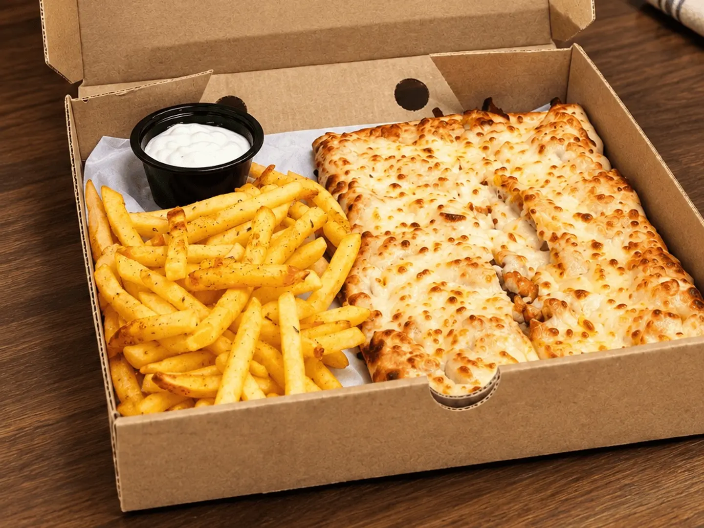 Chicken Pie Combo With Fries