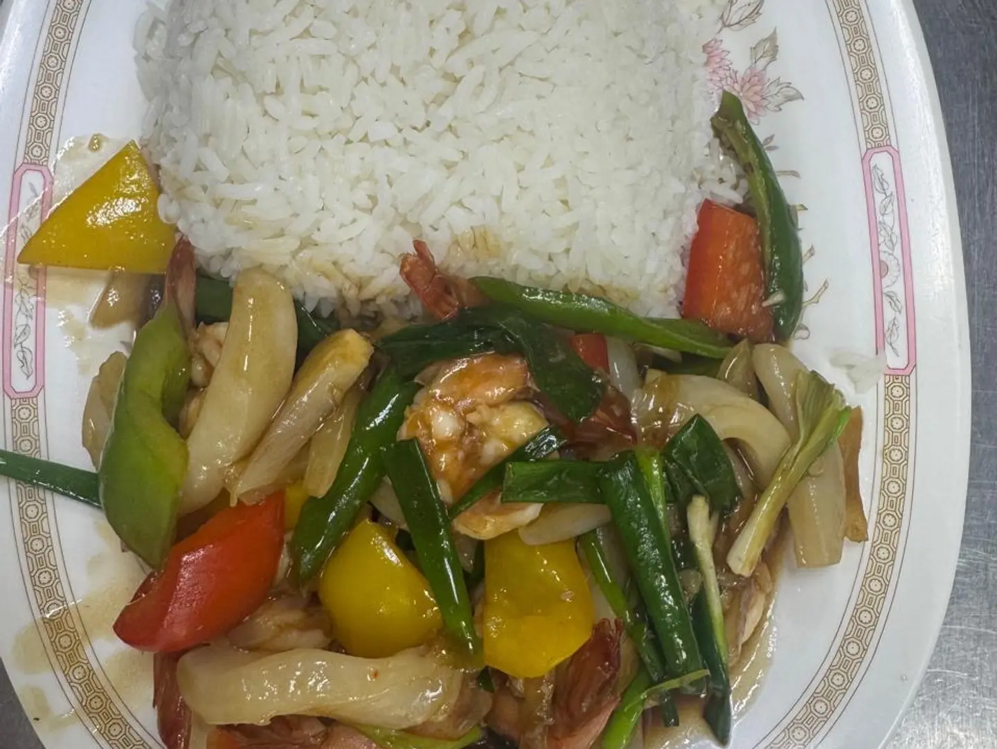 Pad Prink Goong Pla Muek
