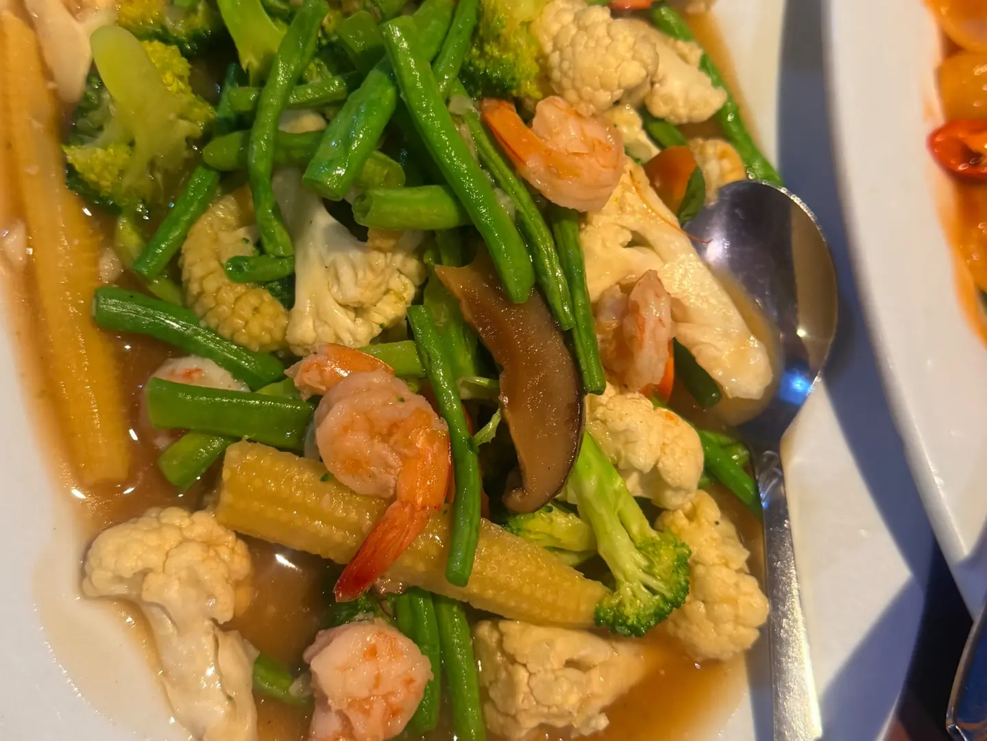 Fried Mixed Vegetable With Shrimp - Small