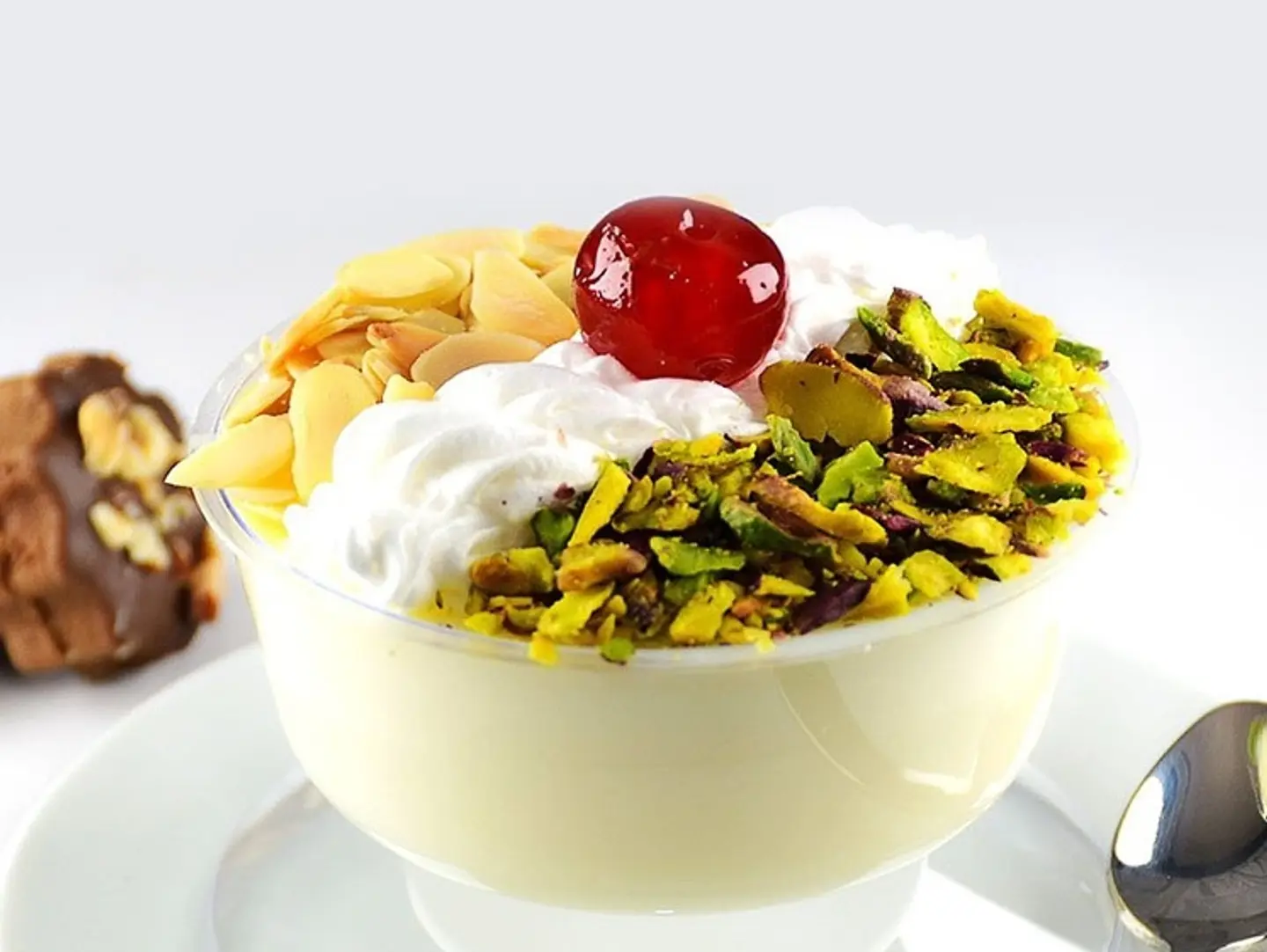 Milk Budding With Nuts