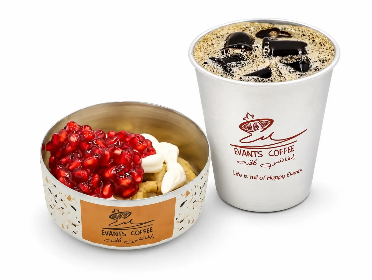 Small Iced Coffee Of The Day & Pomegranate Cookies Combo