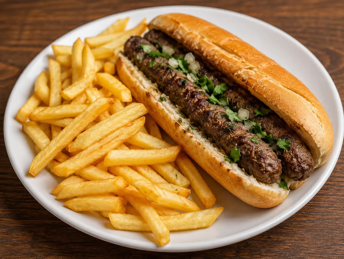Moroccan Style Kofta Sandwich