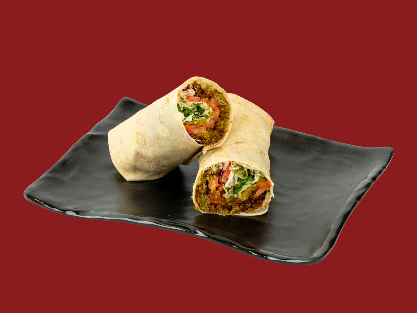 Cold Stuffed Falafel Sandwich