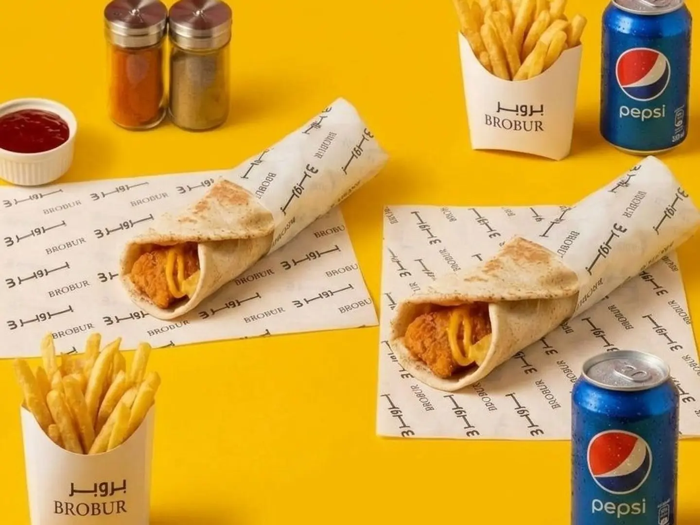 دبل وجبة ساندويش مسحب