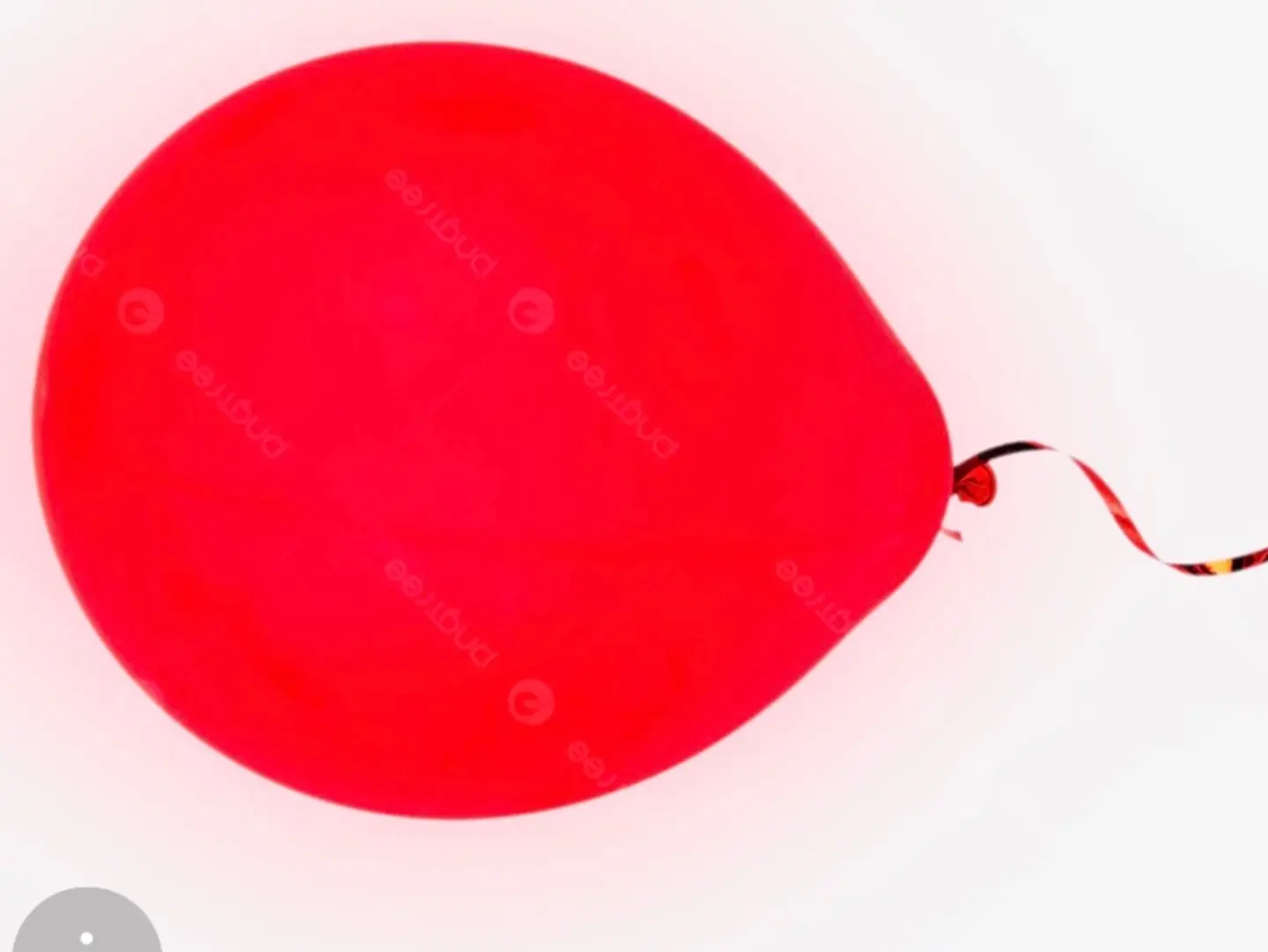 A Beautifully Shaped Red Balloon