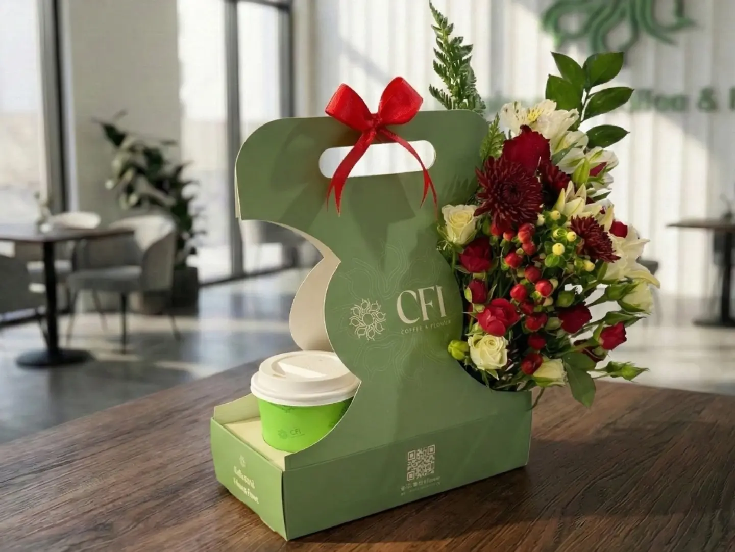 Coffee And Flowers Holder