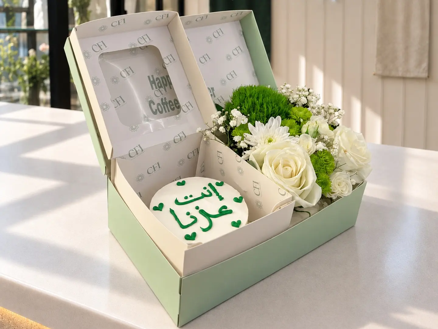 Bento Cake & Flower Box 96