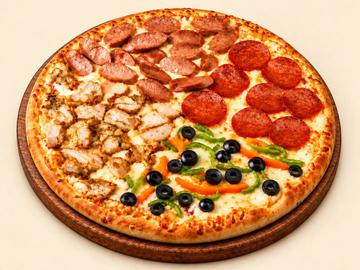 4 Type Pizza