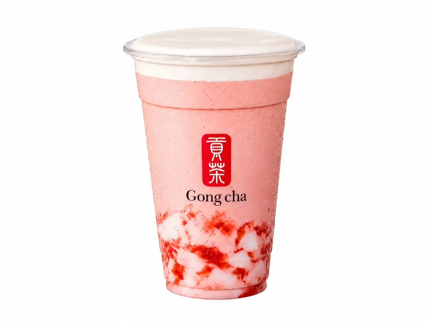 Strawberry Coconut Jelly Milk Tea - Medium (16 Oz)