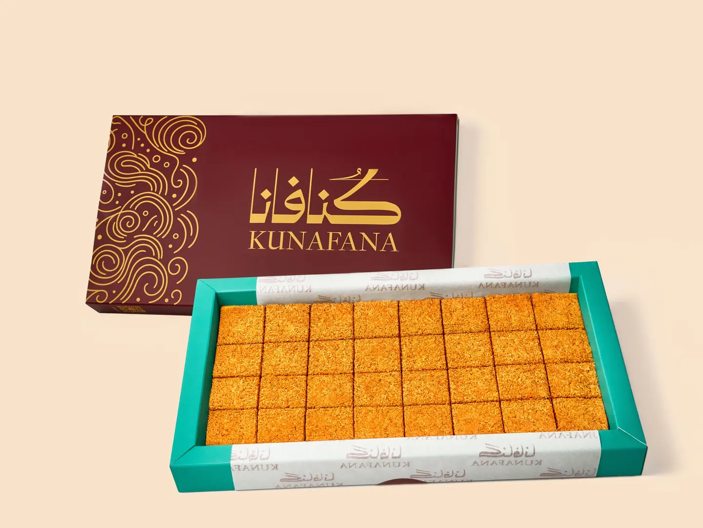 Large Kunafa Roasted Milk Box