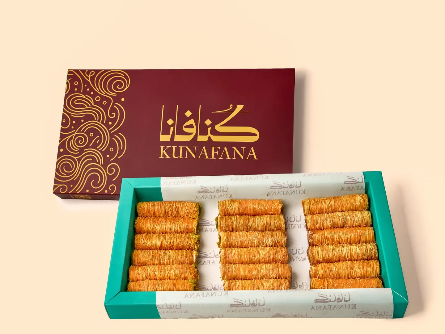 Large Kunafah Fingers Box With Mix