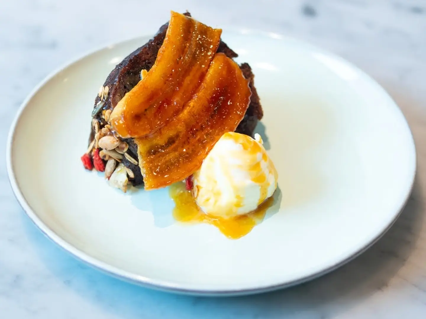 Banana Bread With Cream