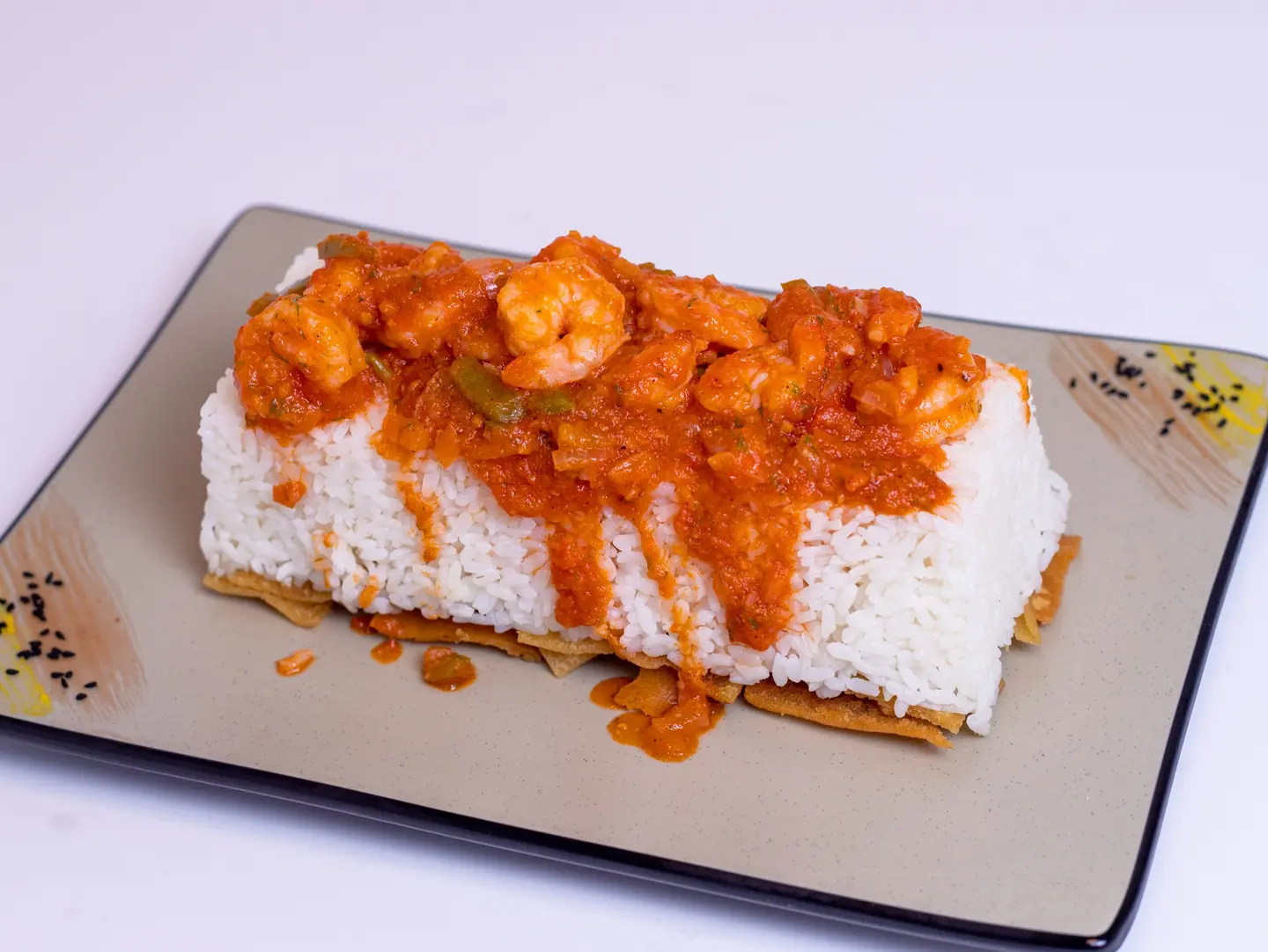 Shrimp Fateh With Secret Mixture