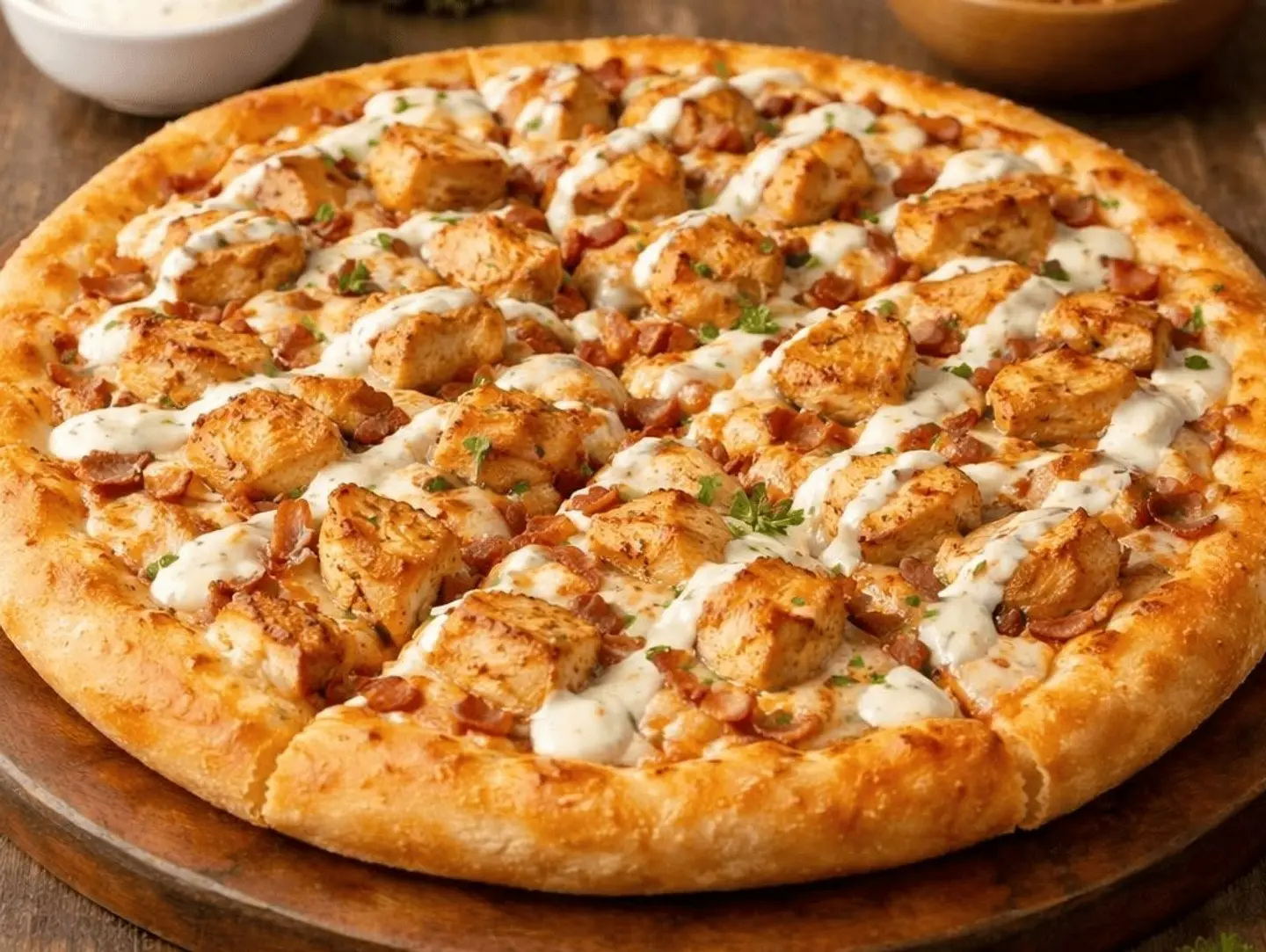 Chicken Pizza Ranch (Medium)