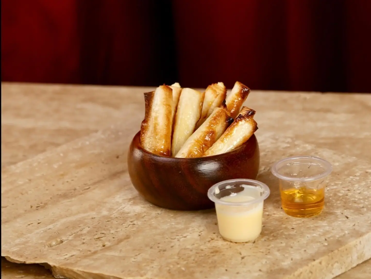 Cheese Roll With Honey