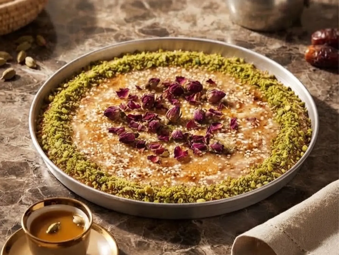 صينية بسبوسة