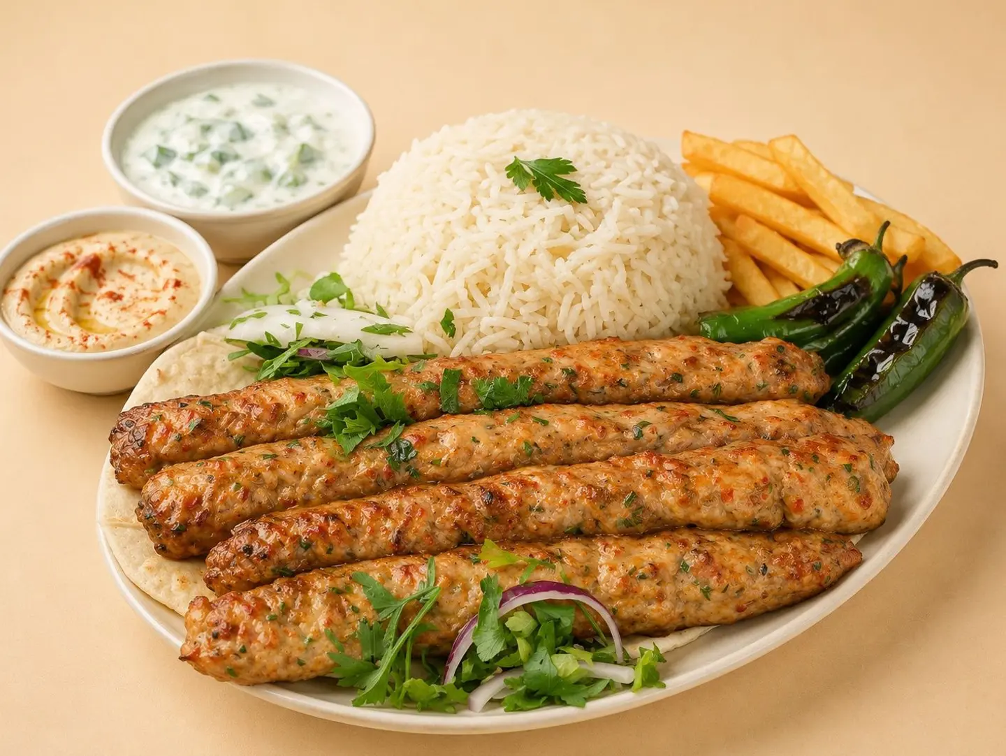 Minced Chicken Kebab - Single