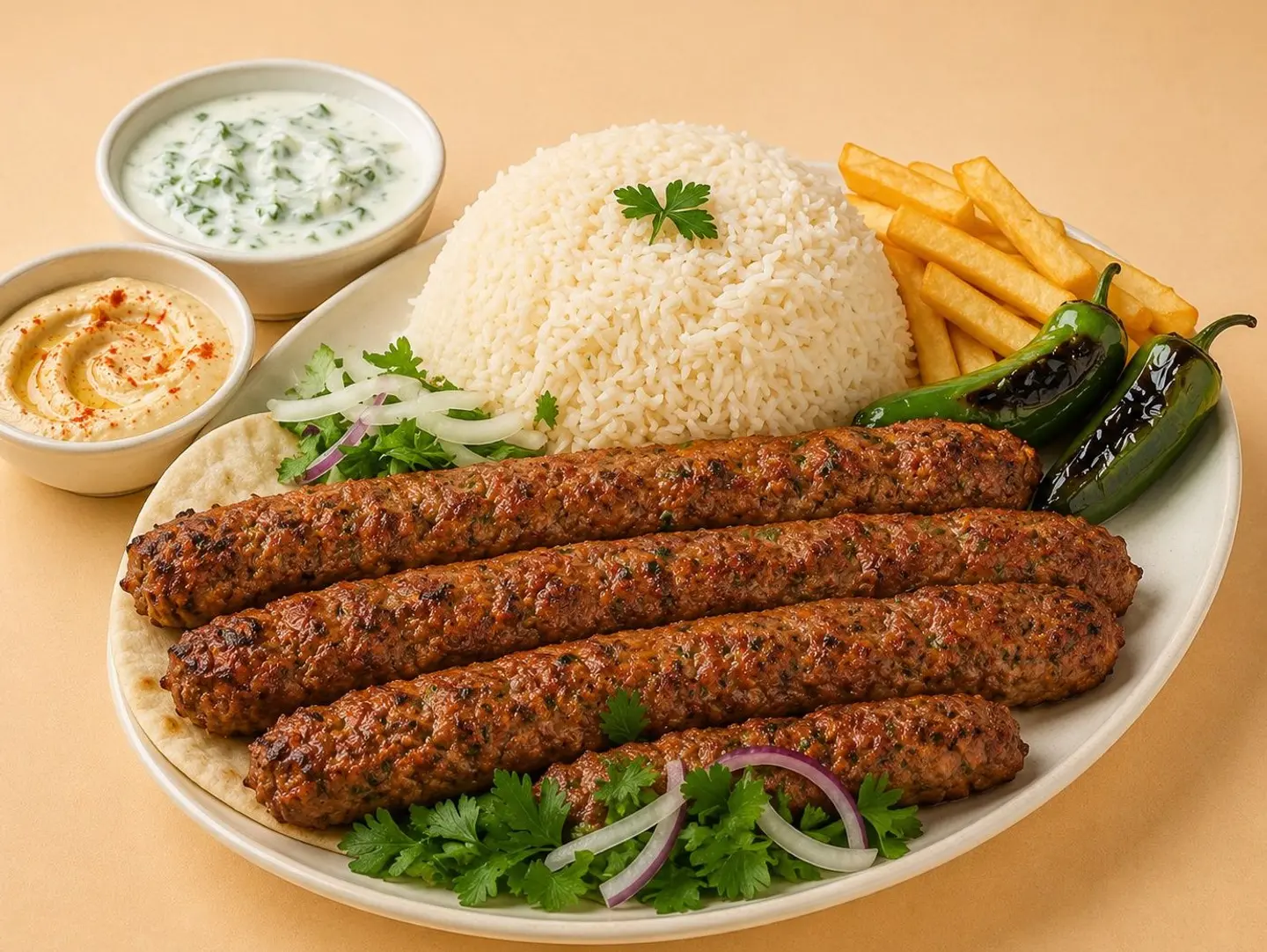 Minced Beef Kebab - Single