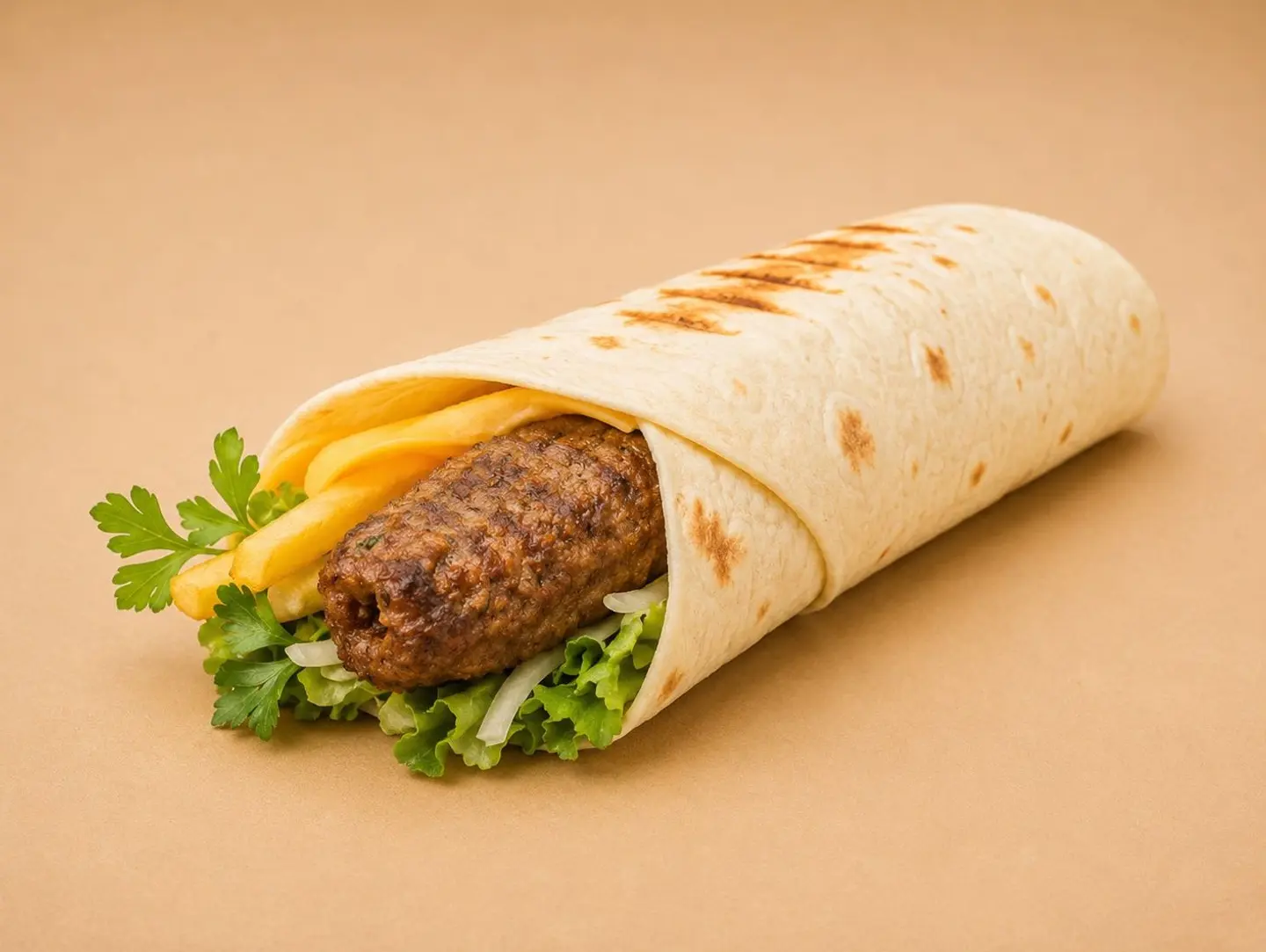 Beef Kebab Wrap