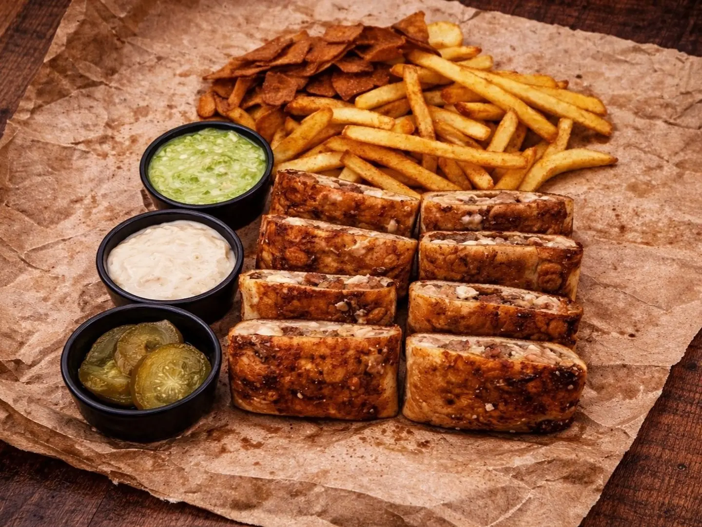 Arabic Chicken Kebab Charcoal Meal
