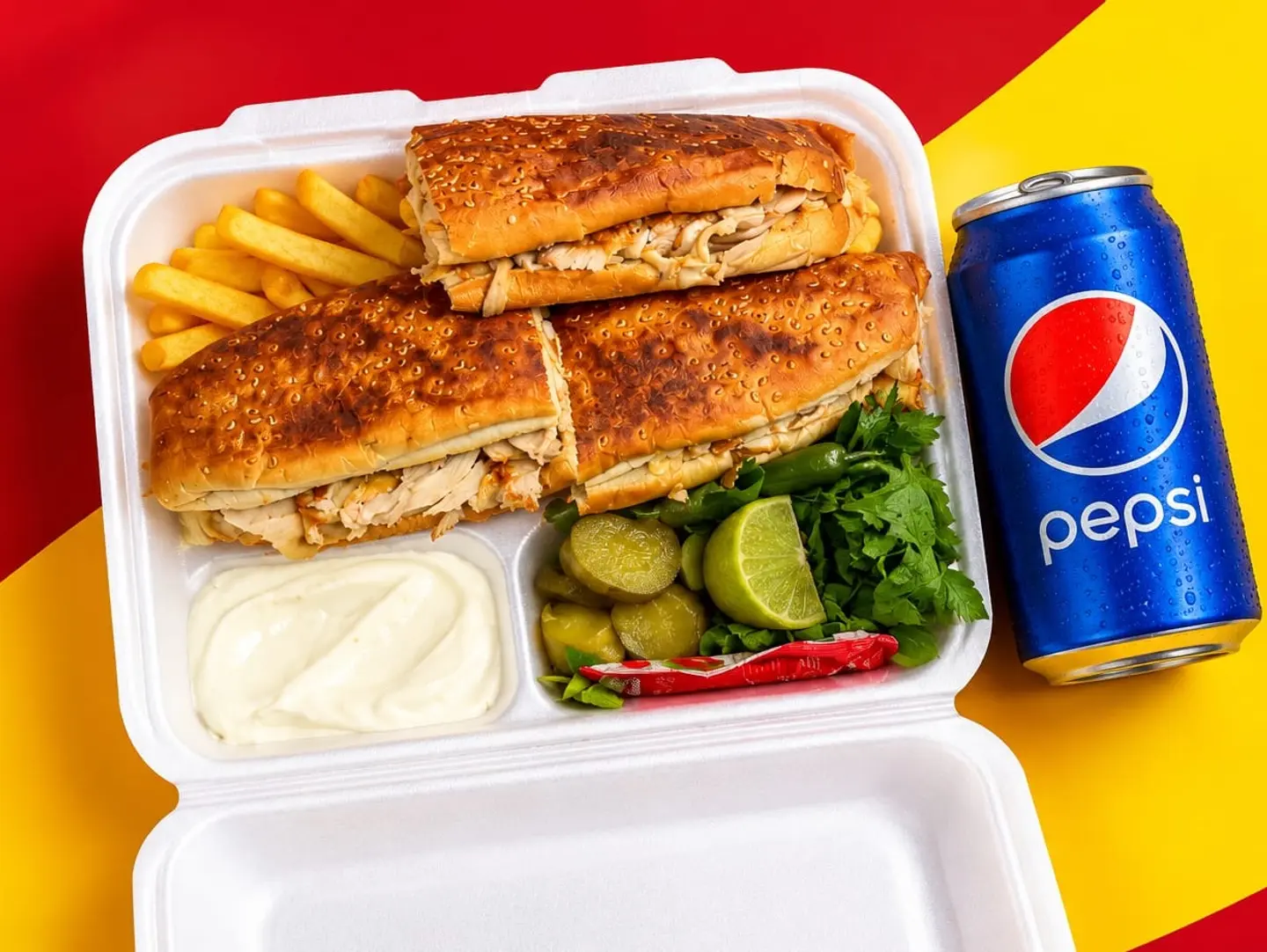 وجبة همر نفر ونص