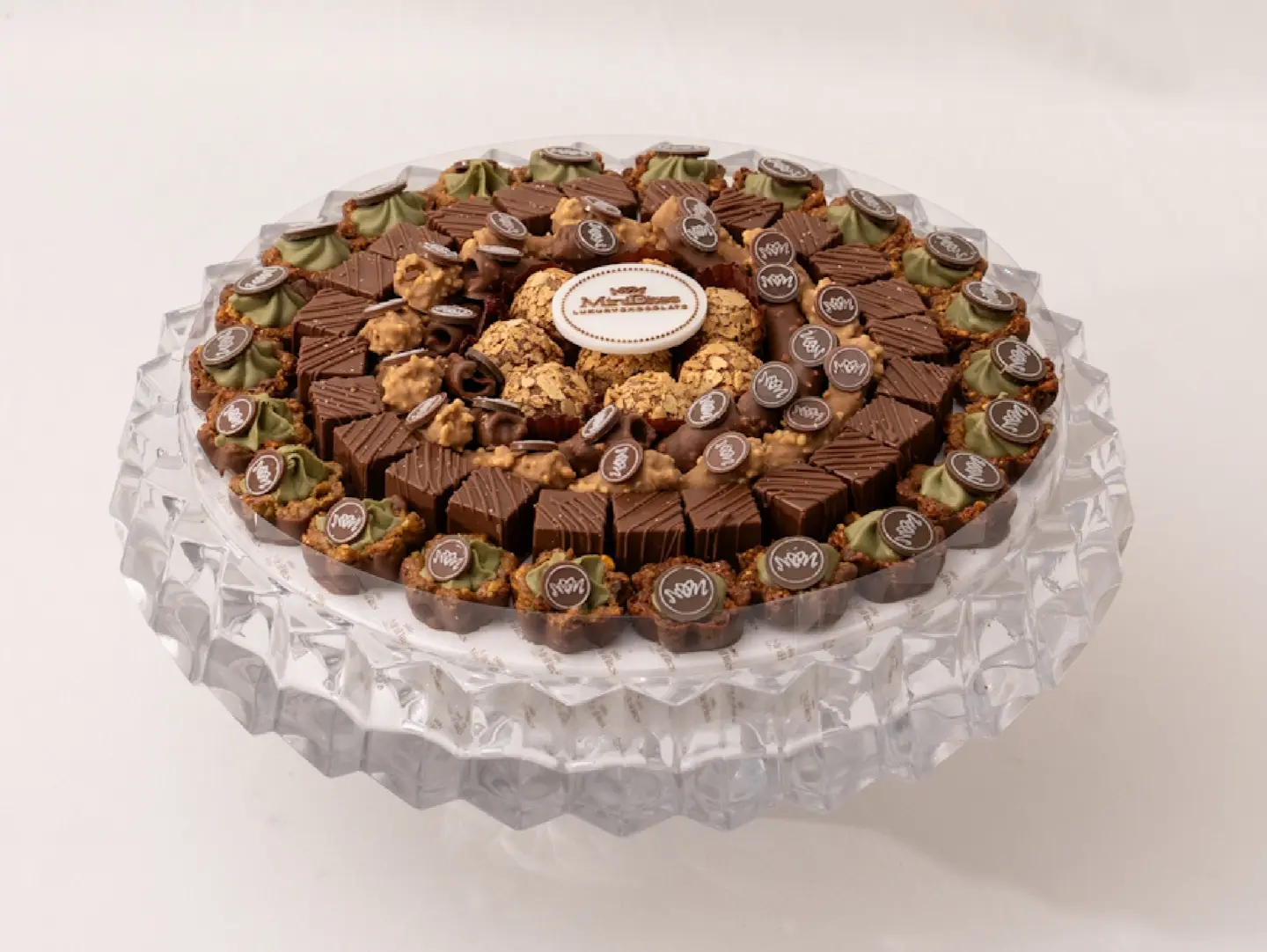 Crystal Coffee Sweets Tray