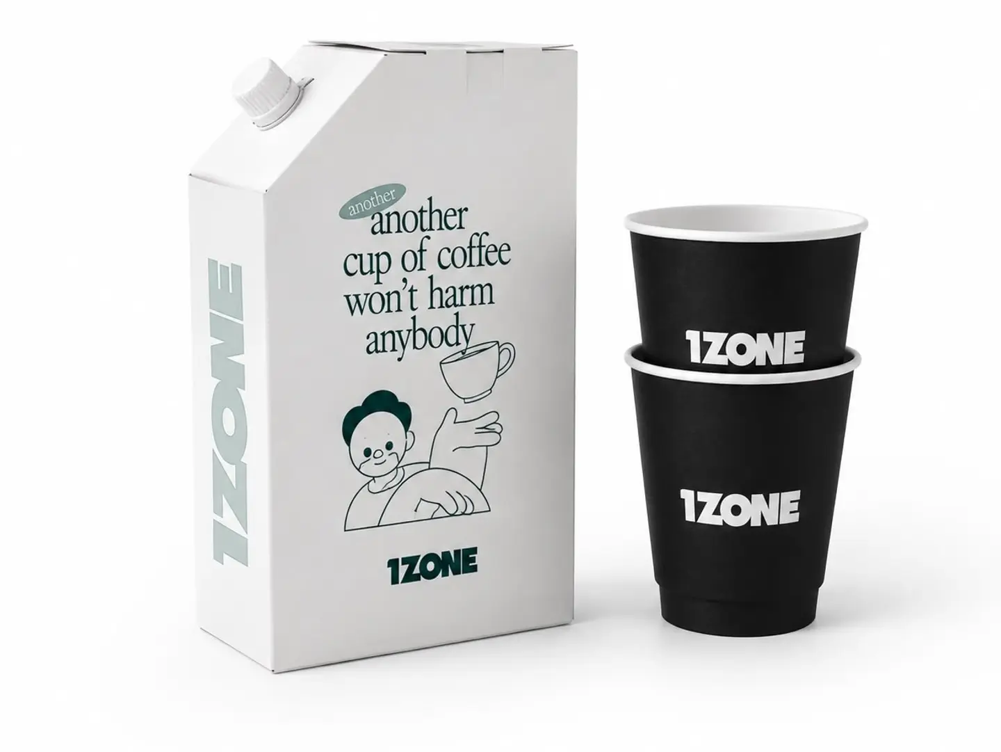 Hot Coffee Box, Two Cups