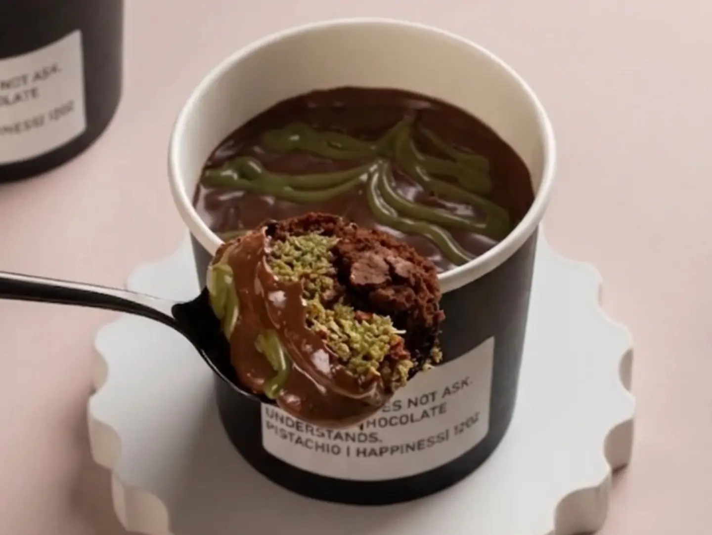 Pistachio Kunafa Pudding