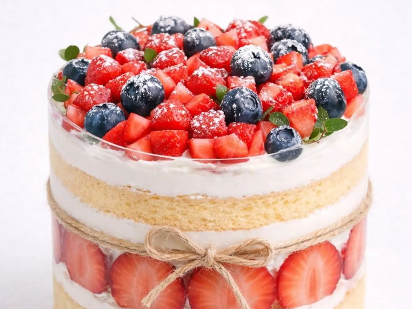 Korean Forest Whisper Cake Strawberry (4 Inches)