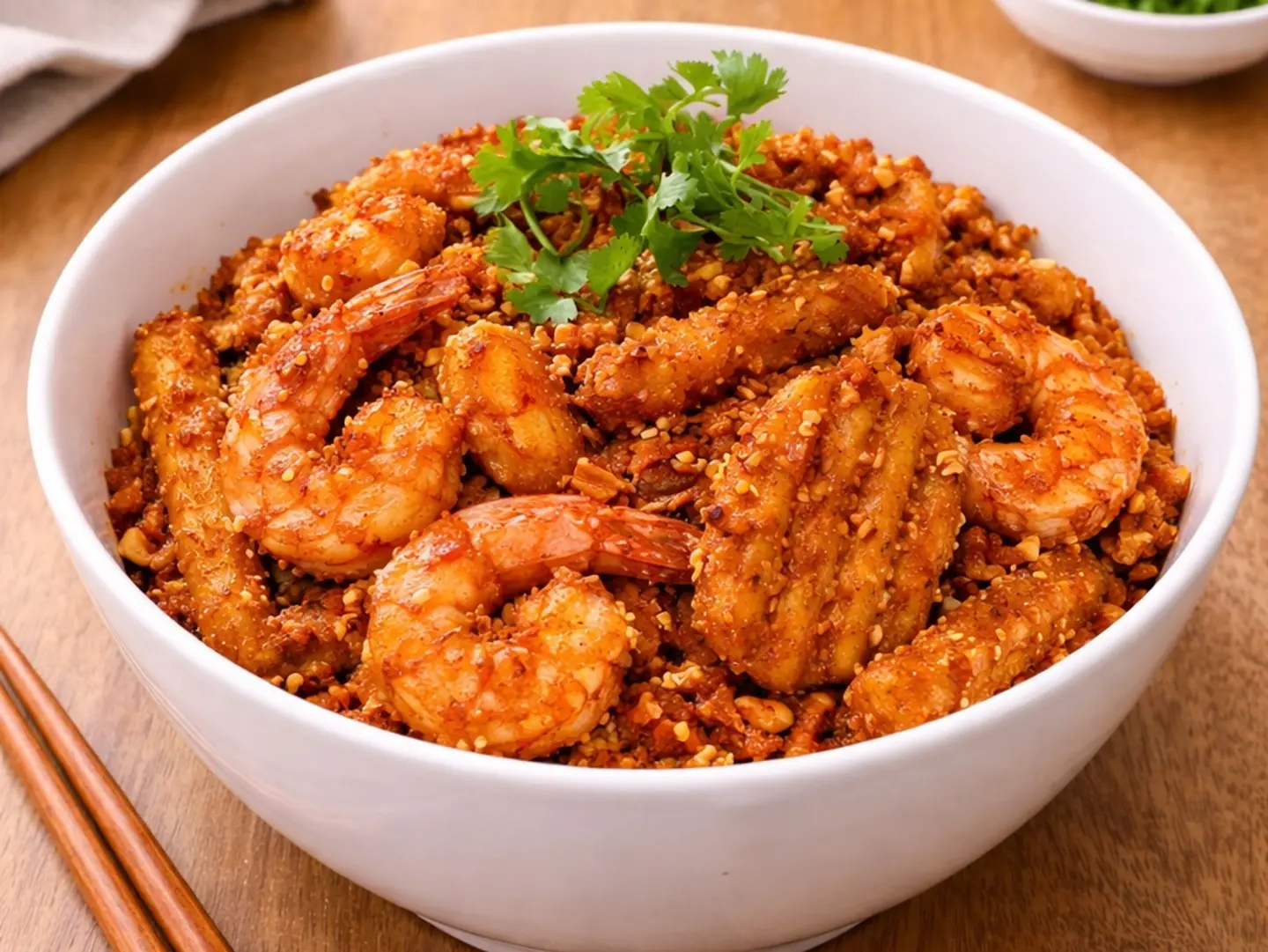 S01 Spicy Crispy Shrimp With Potato Slices