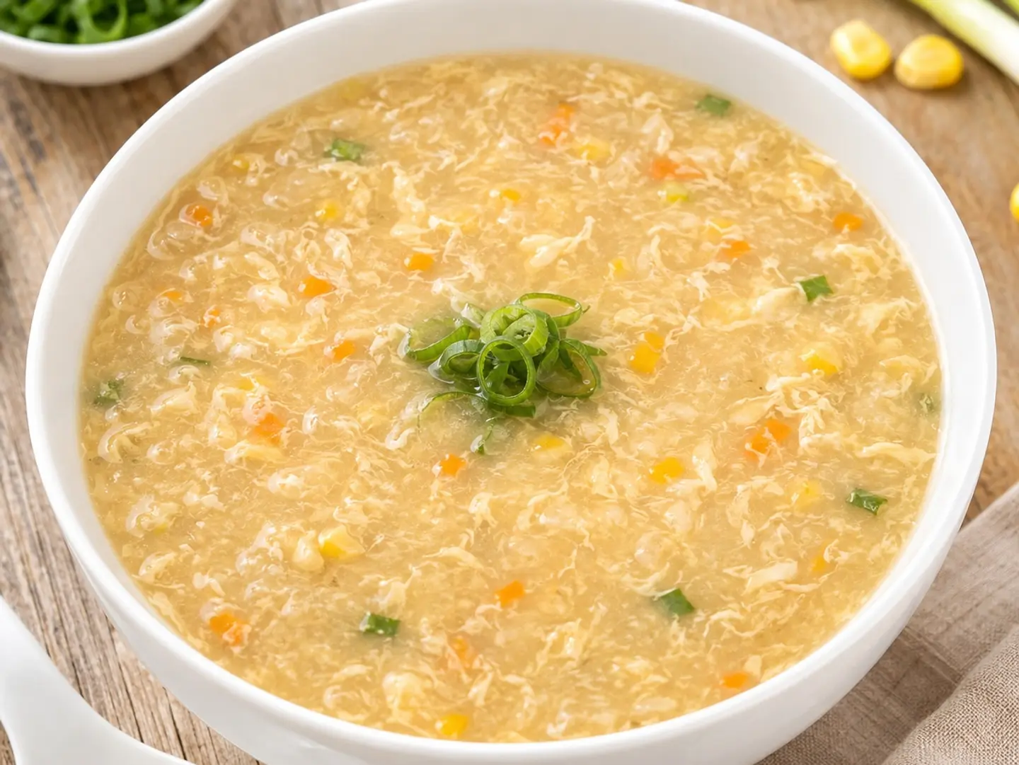 Minced Chicken & Sweet Corn Soup