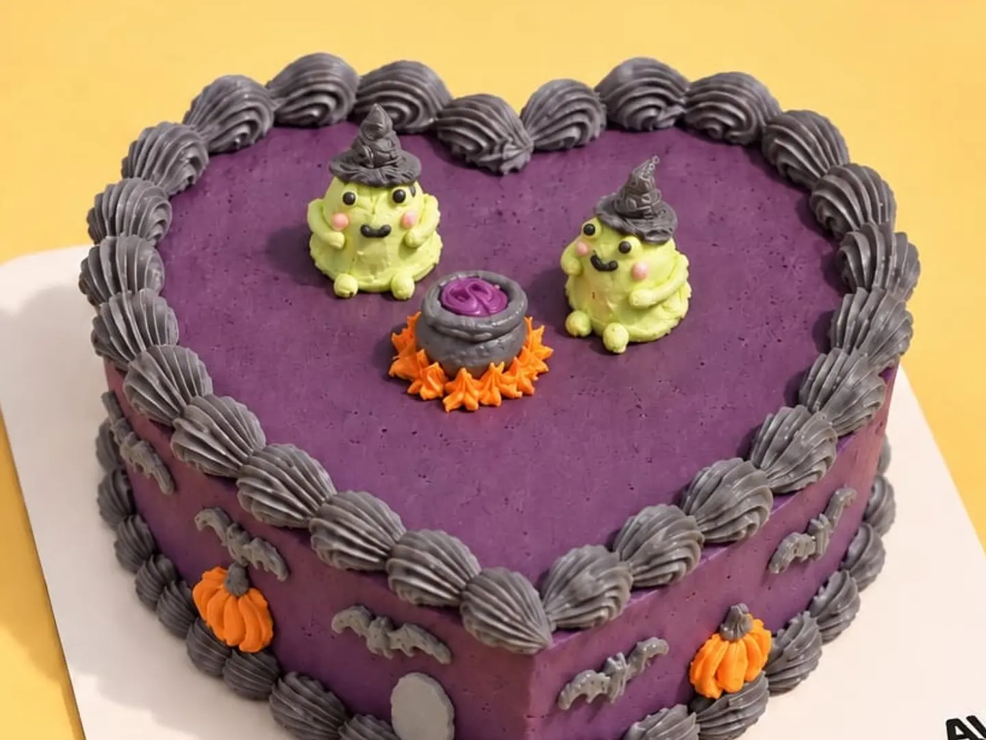 Halloween Heart Cake