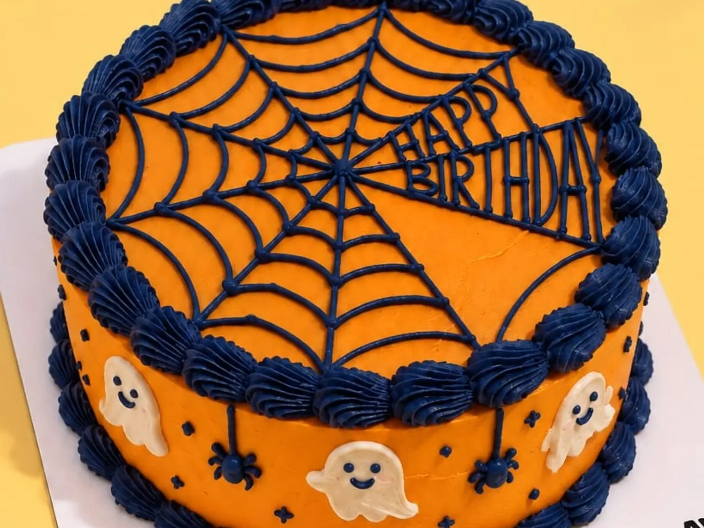 Spooky Web Cake