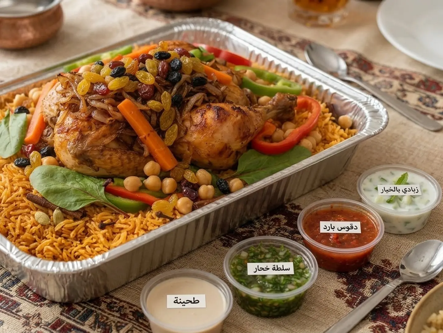 Uzbek Bukhari Kabsa - Quarter Chicken